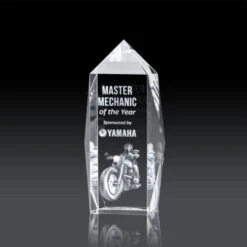 Bloomington Obelisk 3D Crystal Award