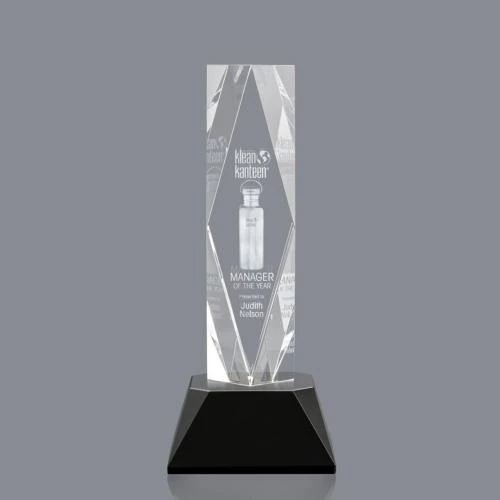 President 3D Black On Base Obelisk Crystal Award 1 President 3D Black On Base Obelisk Crystal Award