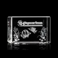 Lexington Cube 3D Rectangle Crystal Award