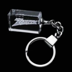 Key Chain (Rectangle) 3D Rectangle Crystal Award