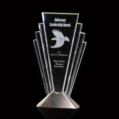 Valiant Silver Obelisk Crystal Award 1 Valiant Silver Obelisk Crystal Award