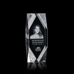 Delta Obelisk 3D Crystal Award