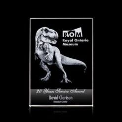 Miranda 3D Rectangle Crystal Award