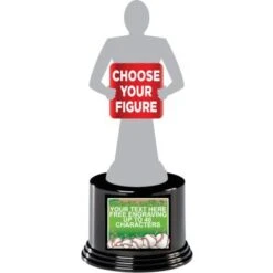 7" Color Deluxe Applique Participation Trophy