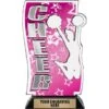 Spectrum Acrylic Cheer Trophy