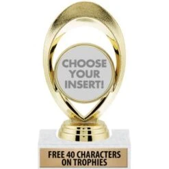 Gold & Silver Solstice Holder Insert Trophies