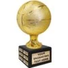 17 1/4" Regulation Size Basketball Perpetual Trophy