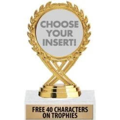 Gold Olympia Insert Trophies