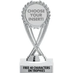 Silver Olympia Insert Trophy