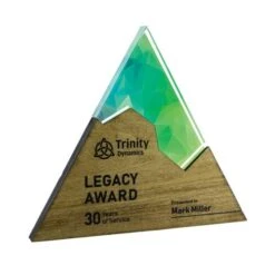 Triangle Edge Puzzle Modern Mixed Material Award