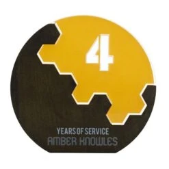 Circle Hex Puzzle Modern Mixed Material Award