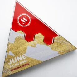 Triangle Hex Puzzle Modern Mixed Material Award